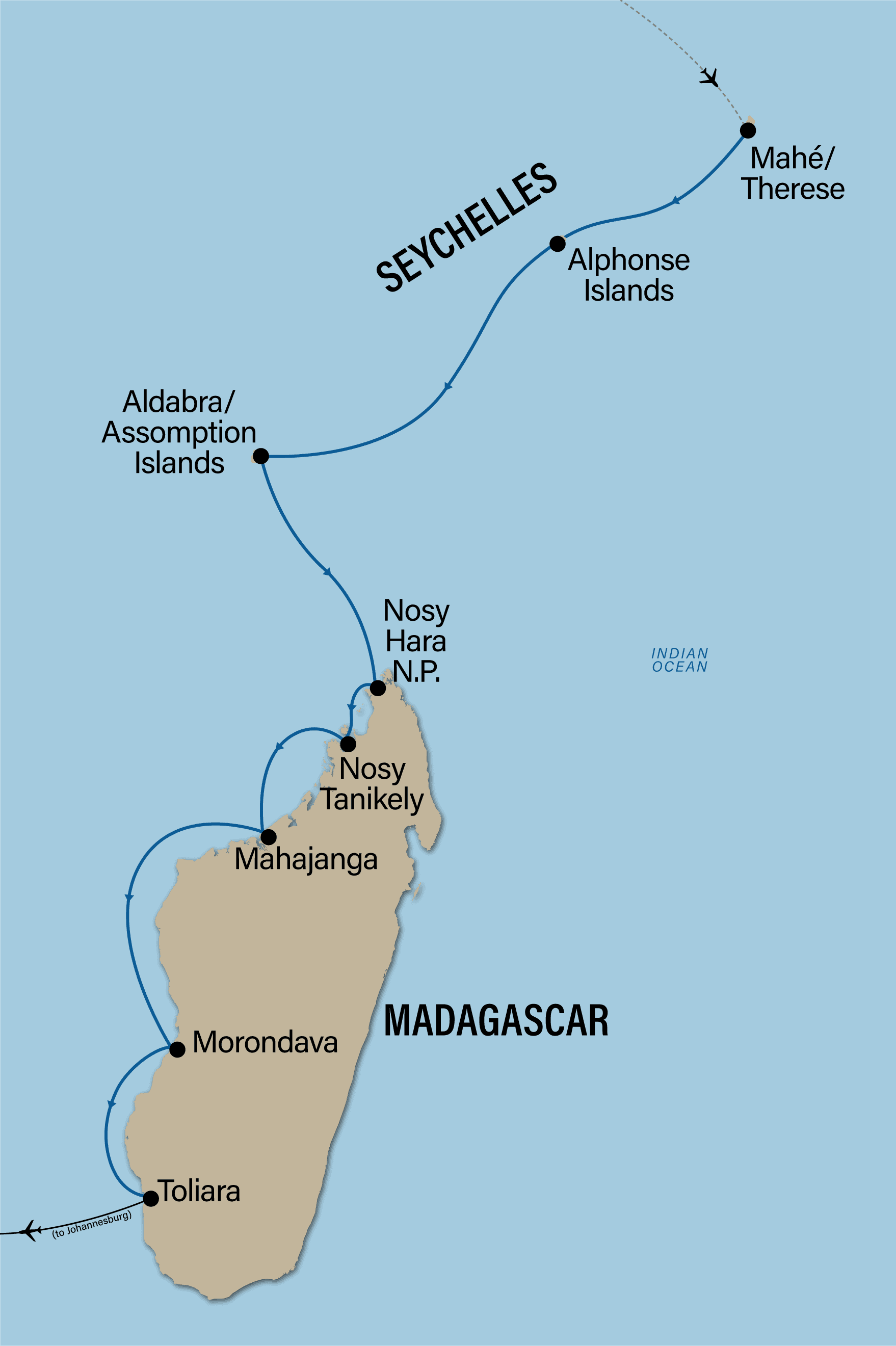 Madagascar map