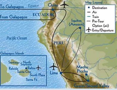 Machu Galapagos map Machu Galapagos map