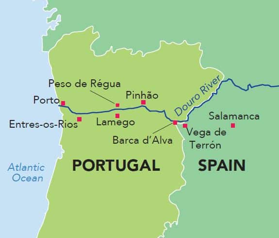 Douro map Douro map