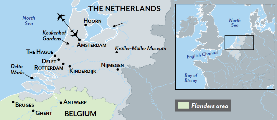 Dutchwaterways map