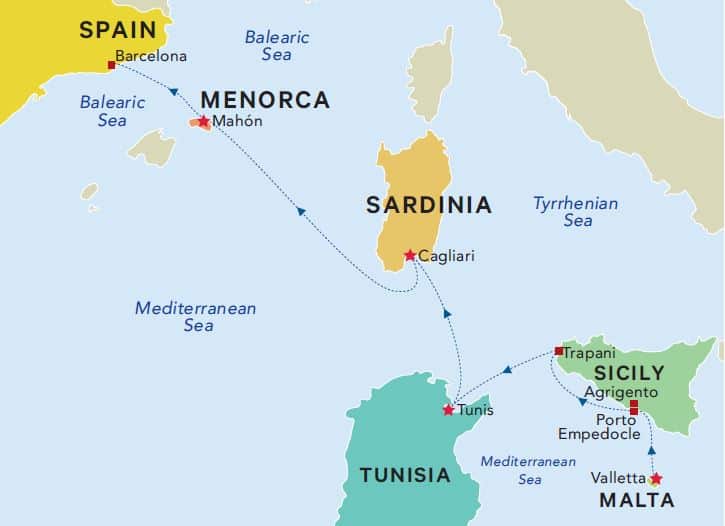 West Med map