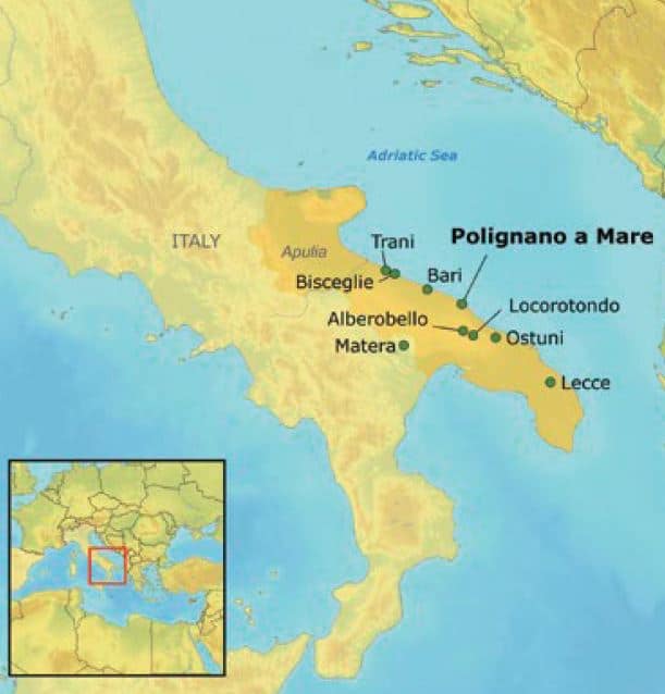 Apulia map