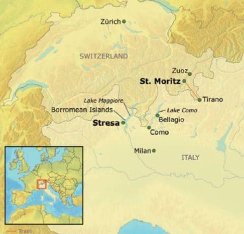 Swiss Alps Itl Lakes map