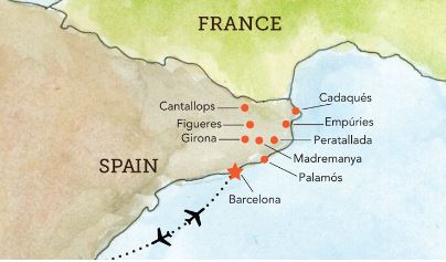 Spainish flavors map