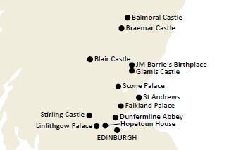 Scotland Tattoo map