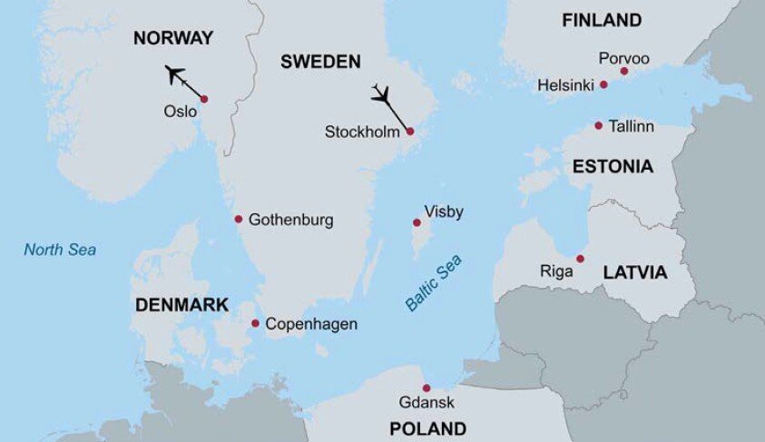 Baltic map