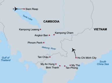 Mekong map