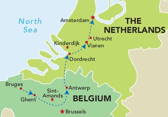 Holland map