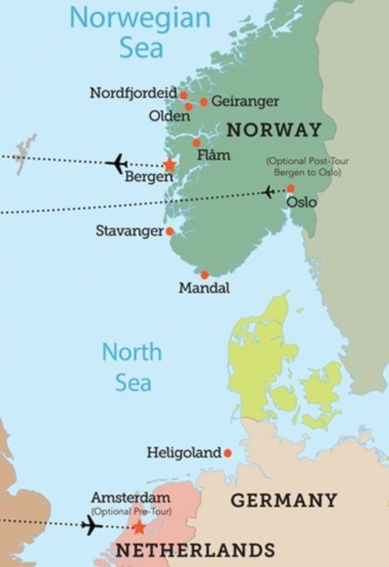 Norway map
