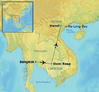 SE Asia map